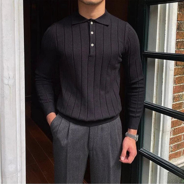 Men’s Polo Shirt Long Sleeve Reus | Ponty