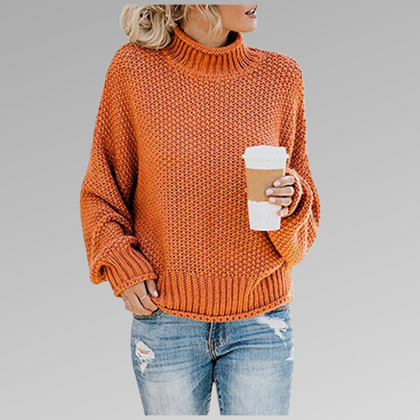 Calista Mock-Neck Sweater