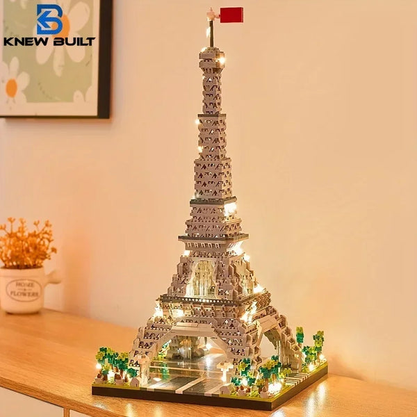 Eiffel Tower LED Building Kit – Miniature Paris Landmark Construction Set